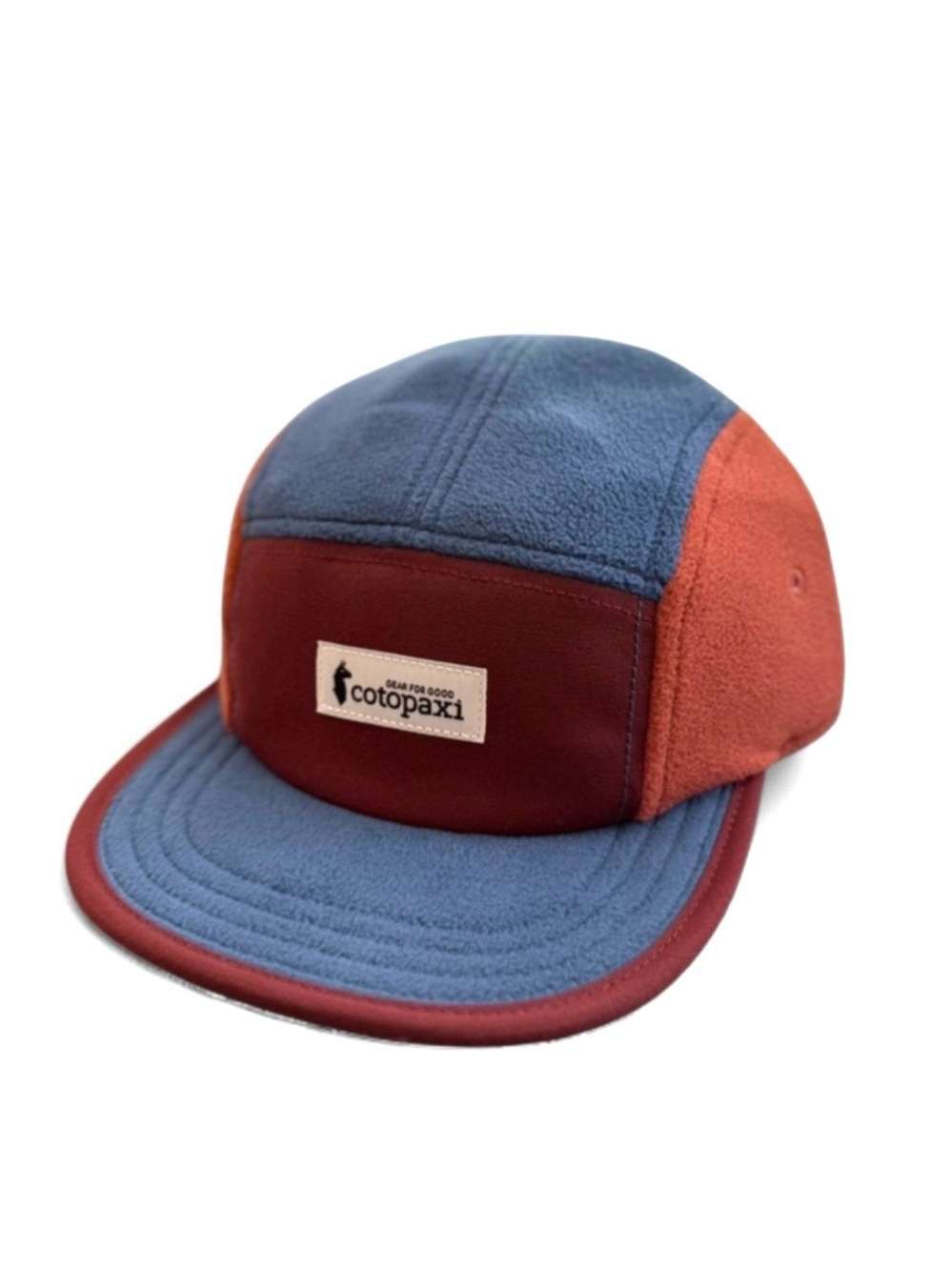 NWT Men’s Cotopaxi Colorful Fleece 5-Panel Hat with Adjustable Strap